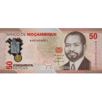 (069) ** PNew (PN156) Mozambique - 50 Meticais (2024) (Polymer)